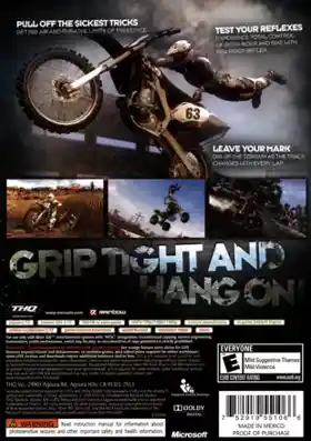 MX vs ATV Reflex (USA) box cover back